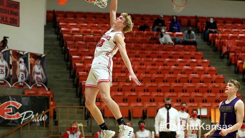 Hoxie defeated Trego County 70-54 in the MCL Tournament Championship Game in WaKeeney on...