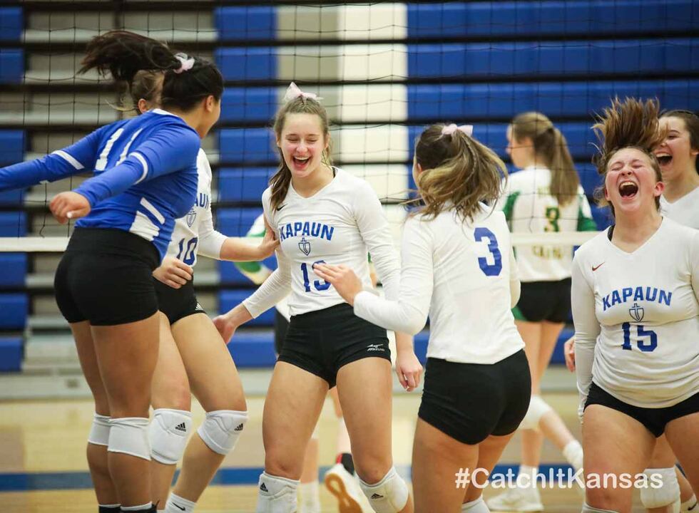 Match between Kapaun and Bishop Carroll at Kapaun on Tuesday, Oct. 12, 2021.