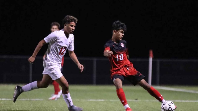5A quarterfinal game between Maize and Great Bend at Maize on Tuesday, Nov. 3, 2020. [Selena...