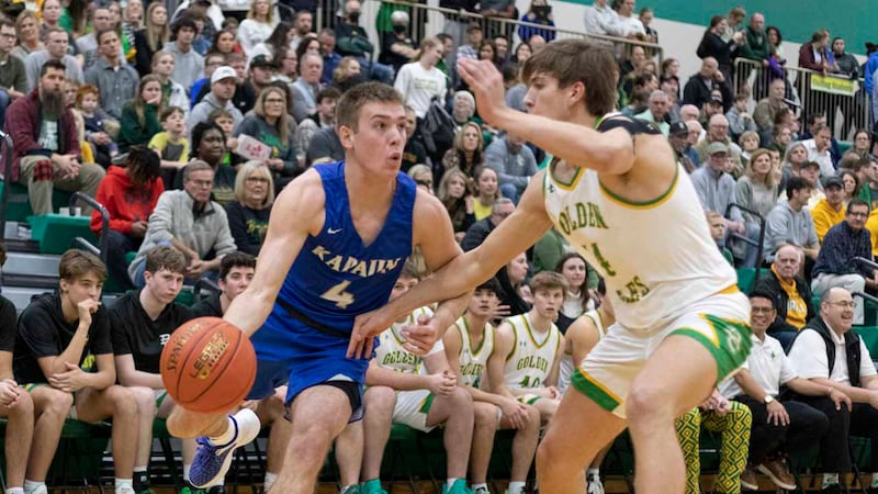 Game between Bishop Carroll and Kapaun on Tuesday, Jan. 3, 2022.