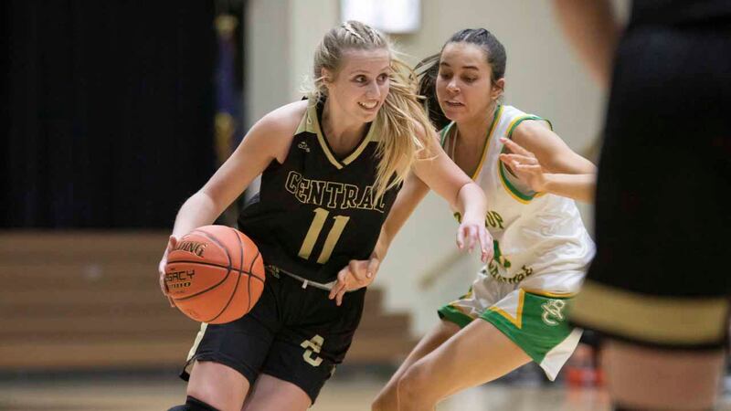 5A quarterfinals game between Andover Central and Bishop Carroll at White Auditorium in...