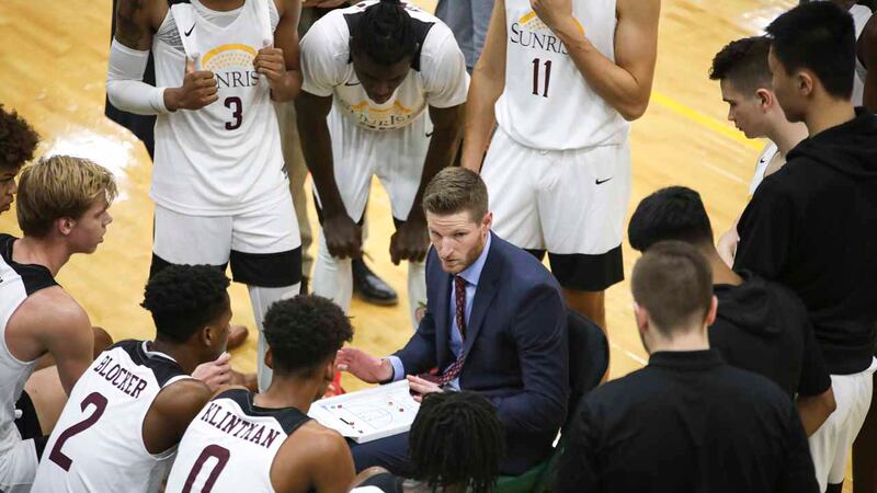 Game between Sunrise Christian Academy and La Lumiere held at Bishop Carroll on Saturday, Dec....