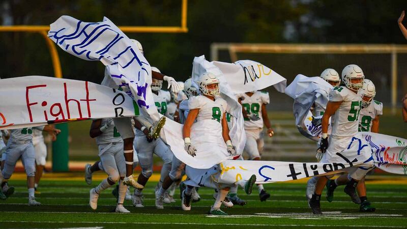 Sep 18, 2020; Wichita, Kansas, USA; during a game between the Derby Panthers and Bishop...