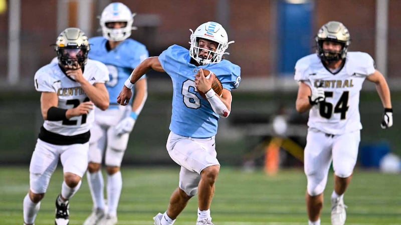 Goddard-Eisenhower defeated Andover Central 41-17; Sept, 22, 2023; Goddard, Kansas, USA;